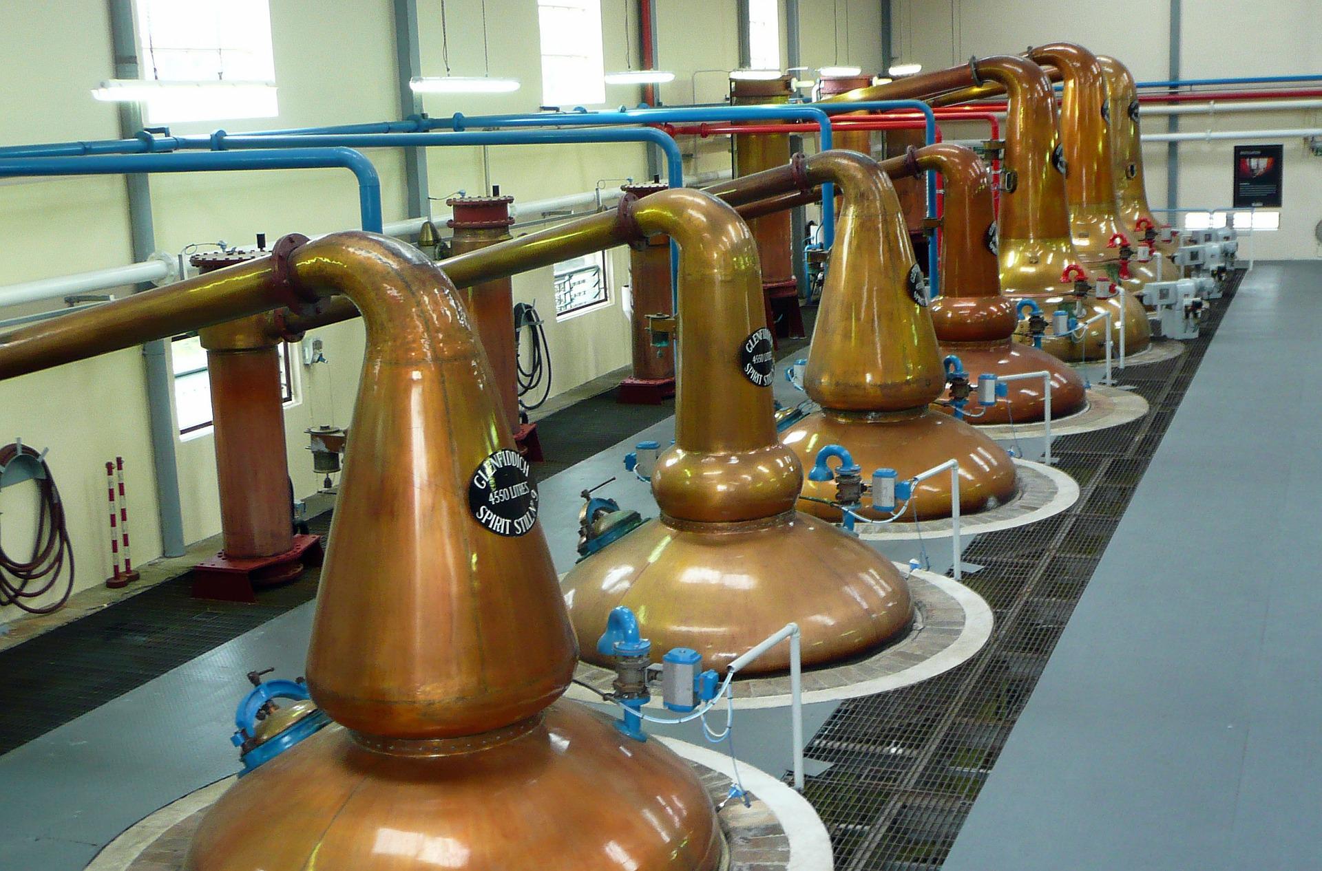 Copper stills. Distilleries of Northern Michigan