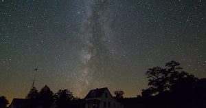 Milk Way over Sleeping Bear National Lakeshore. Photo Courtesy of National Park Service