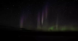 Aurora Borealis over Isle Royale National Park. Photo Courtesy of National Park Service/Paul Brown