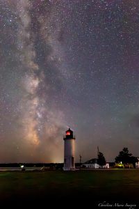 Milky Way with lighthouse. Photo Courtesy of Christina Cantu Sharp
