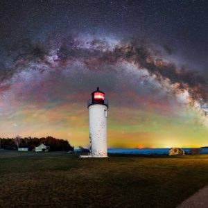 Milky Way Over Whiskey Point. Photo Courtesy of Justin Miller JM Naturescapes