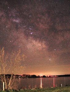 Milky Way over Downtown Paradise Bay Harbor. Photo Courtesy of Cynthia Hector Johnson