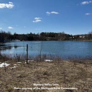 Explore the Alpena sinkholes in Northeast Michigan, including Stevens Twin Sinks, Mystery Valley, and Rockport State Recreation Area.