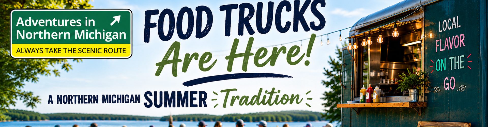 Food trucks have become a summer tradition across Northern Michigan and the Upper Peninsula, bringing fresh flavors to breweries, festivals, and waterfront towns.