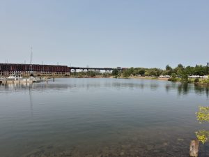 Explore Black Rock in Marquette, Michigan, where our family took the plunge into Lake Superior and discovered beautiful Presque Isle Park.