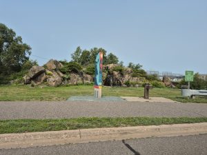 Explore Black Rock in Marquette, Michigan, where our family took the plunge into Lake Superior and discovered beautiful Presque Isle Park.