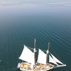 Sailboat in West Grand Traverse Bay