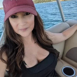 Summer boating on Long Lake in Traverse City, Michigan