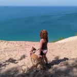 Pyramid Point Trail Leelanau County with Danielle and Ava